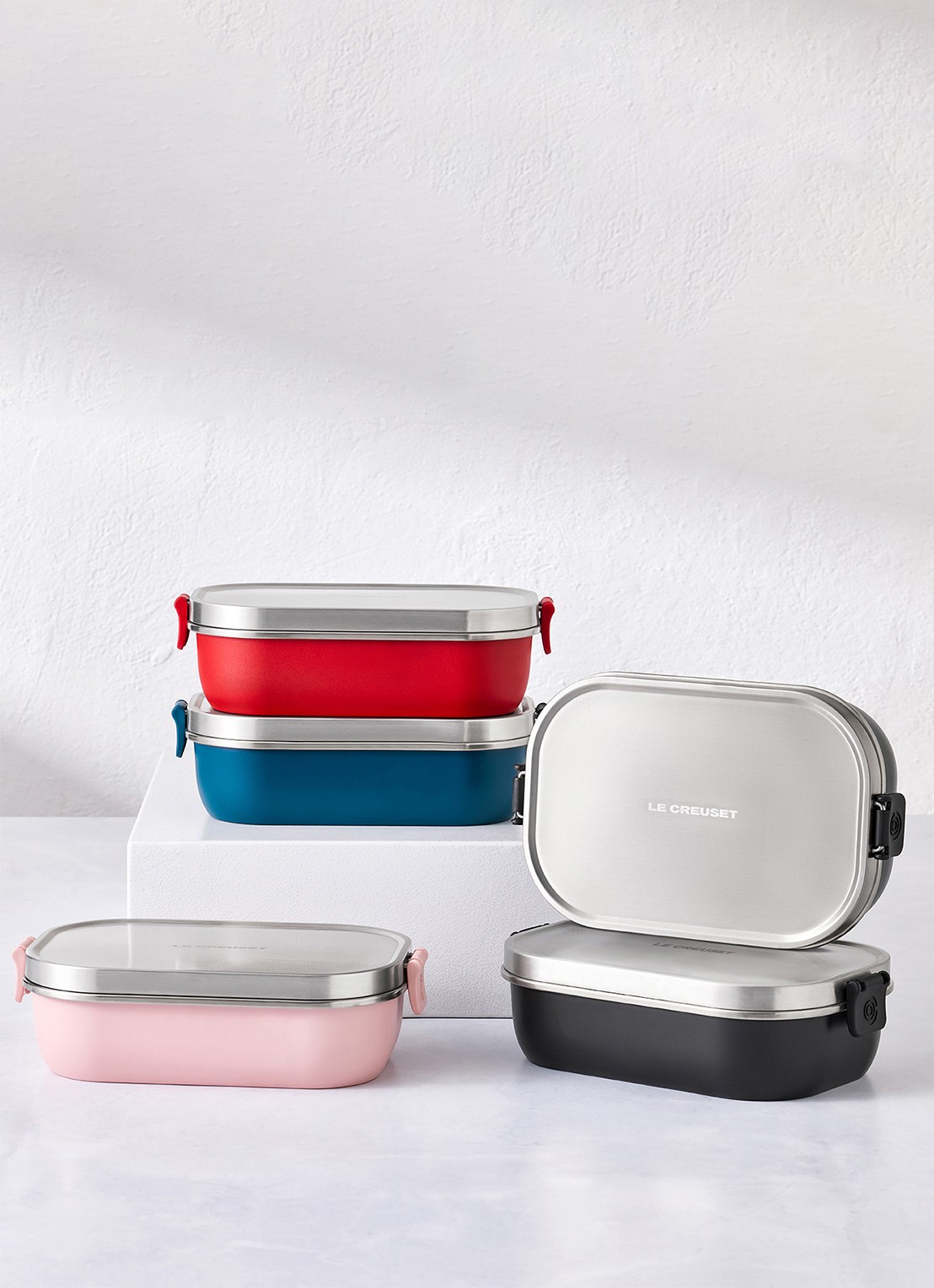 Le Creuset On The Go lunchbox 0,9 liter - voorkant 7 zwart