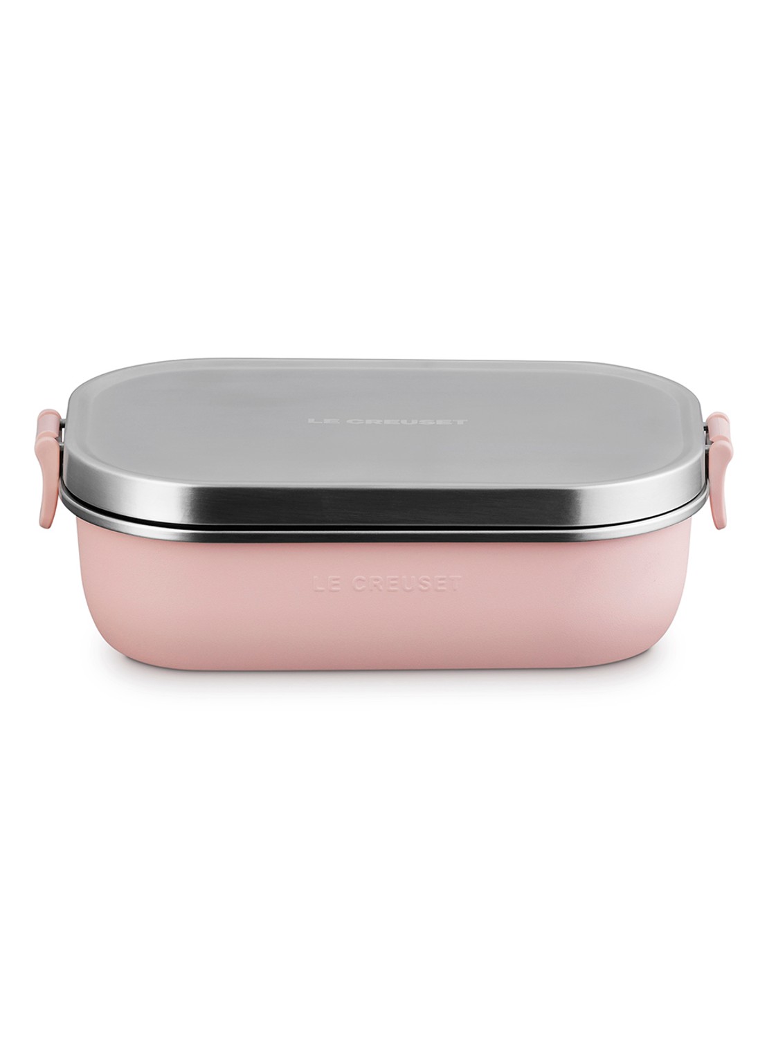 Le Creuset On The Go lunchbox 0,9 liter - voorkant roze