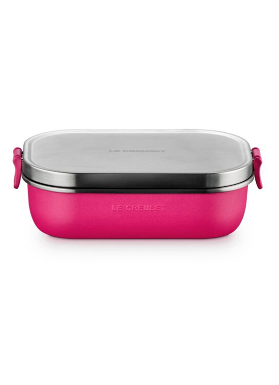 Le Creuset On The Go lunchbox 0,9 liter - voorkant roze