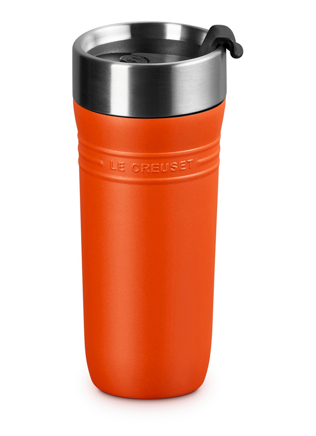 Le Creuset On The Go thermosbeker 0,35 liter - voorkant 6 orange