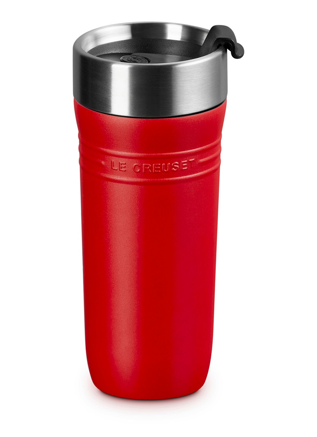 Le Creuset On The Go thermosbeker 0,35 liter - voorkant 5 rood