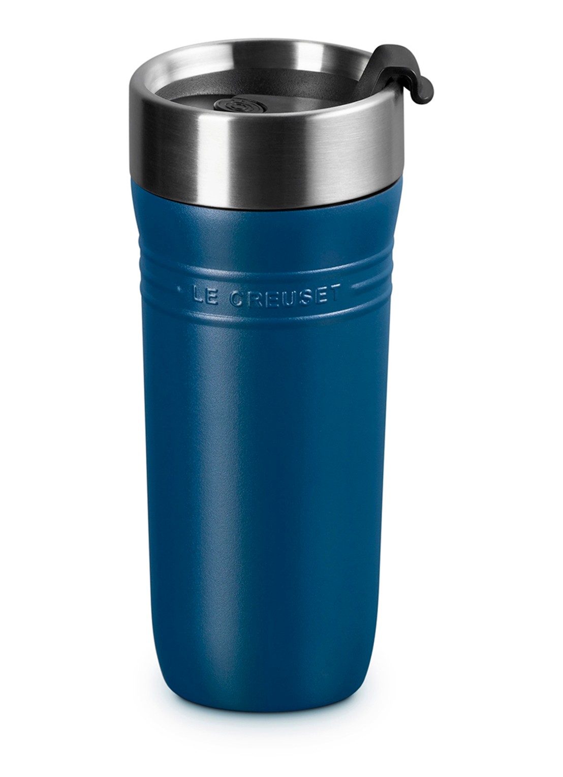 Le Creuset On The Go thermosbeker 0,35 liter - voorkant royalblauw
