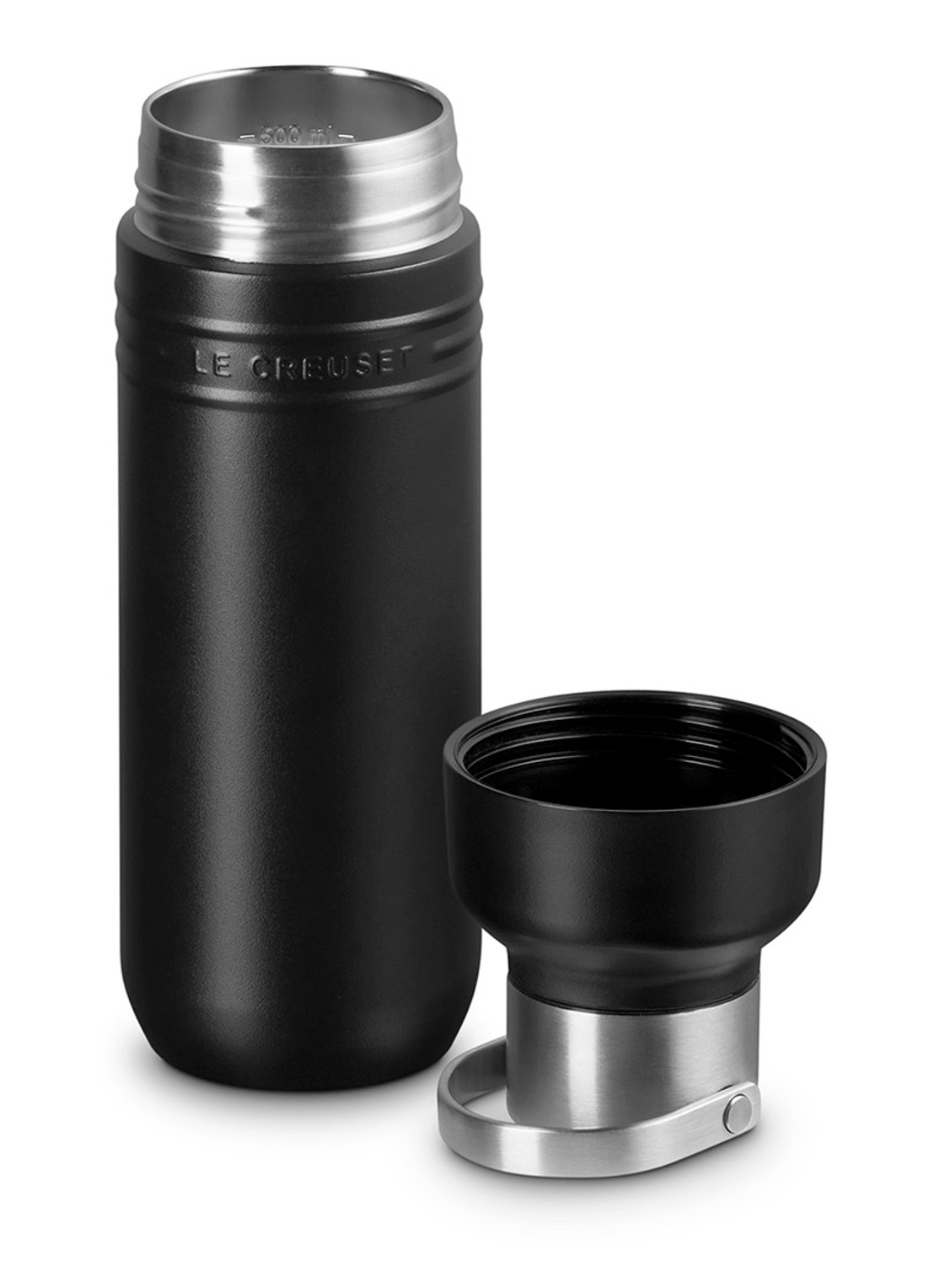 Le Creuset On The Go waterfles 0,5 liter - detail 3 zwart