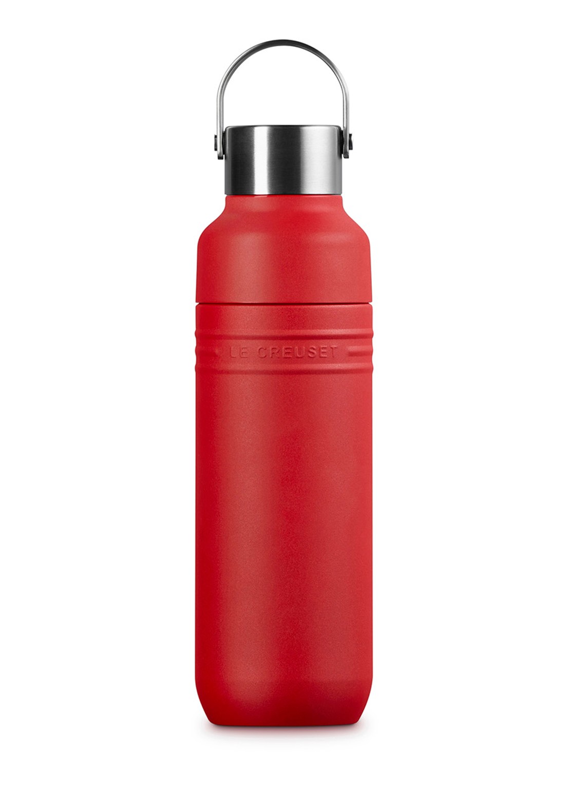 Le Creuset On The Go waterfles 0,5 liter - voorkant 6 rood