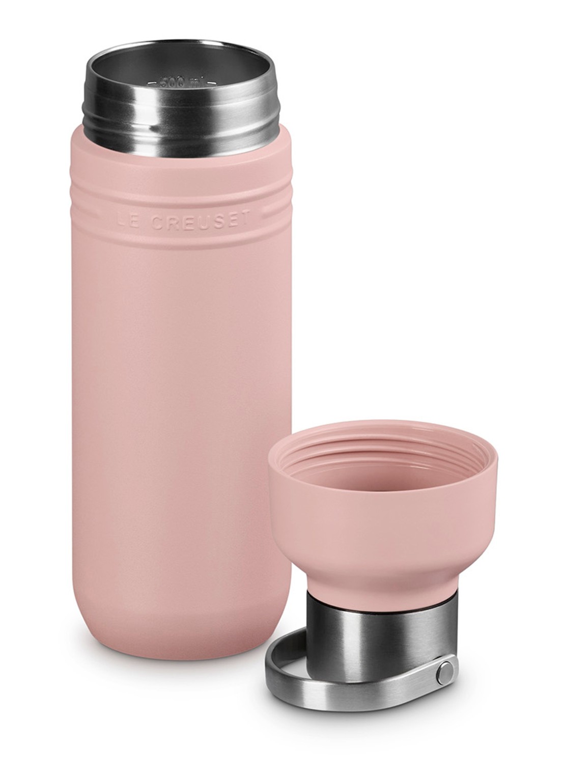 Le Creuset On The Go waterfles 0,5 liter - detail 3 roze