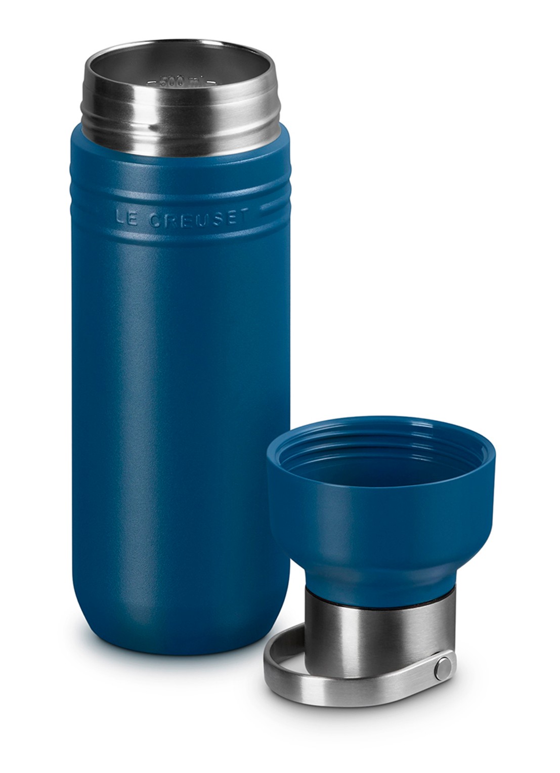 Le Creuset On The Go waterfles 0,5 liter - detail 3 royalblauw