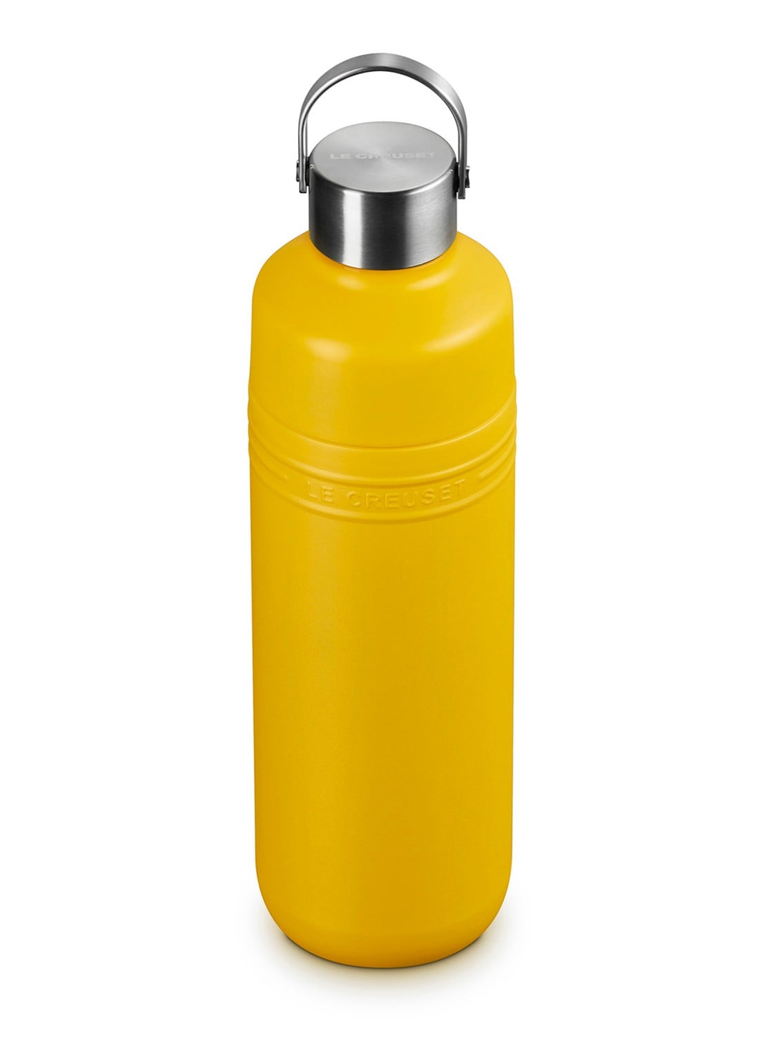 Le Creuset On The Go waterfles 1 liter - detail 2 geel