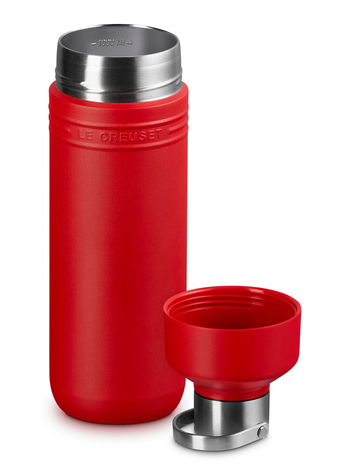 Le Creuset On The Go waterfles 1 liter - detail 2 rood
