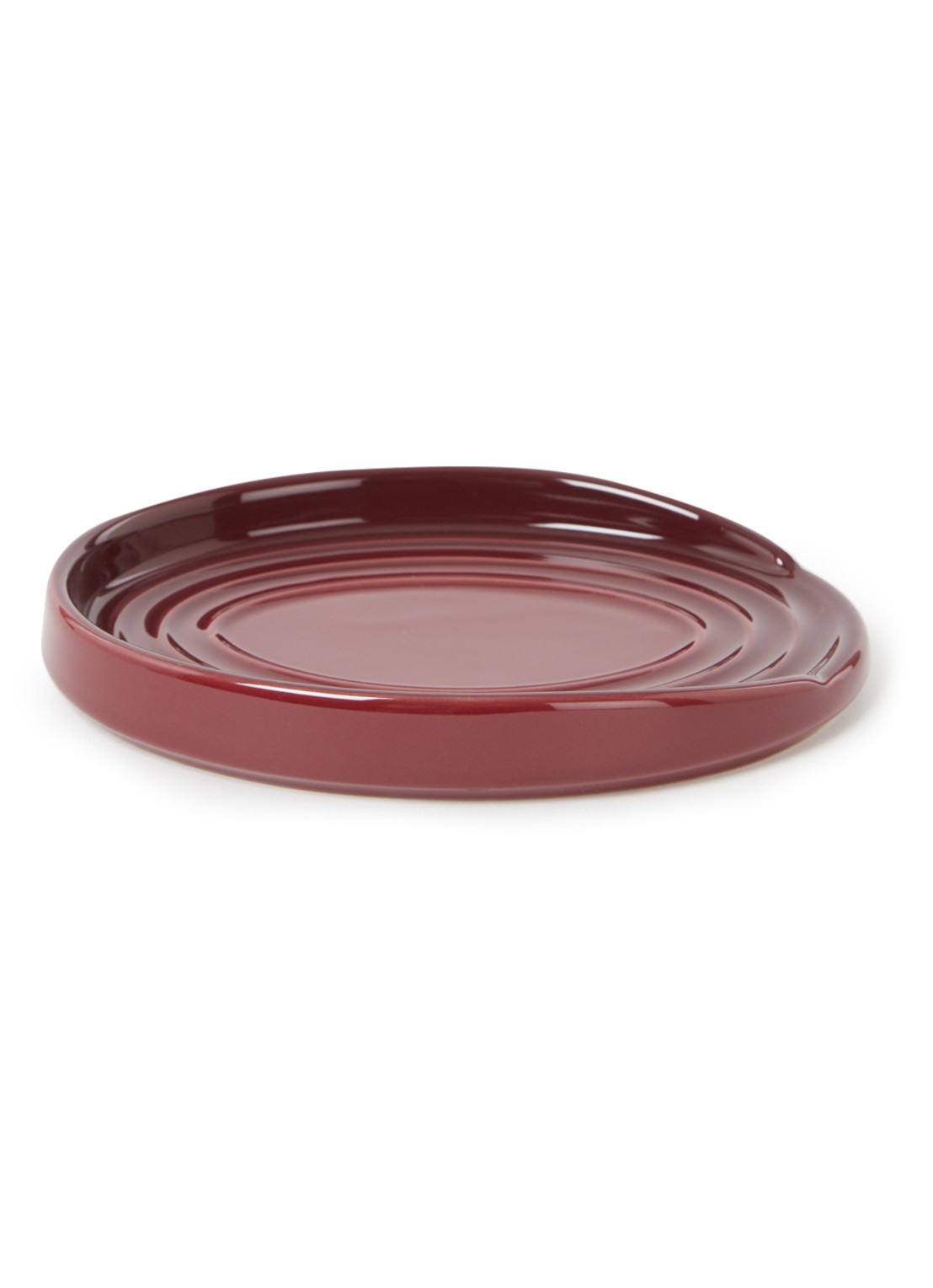 Le Creuset Onderzetter van siliconen 20 cm - voorkant garnet / rood