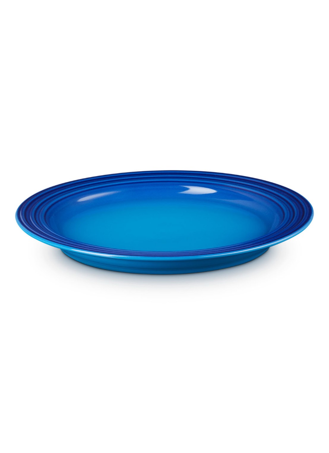 Le Creuset Ontbijtbord 22 cm  - voorkant 3 azure / blauw