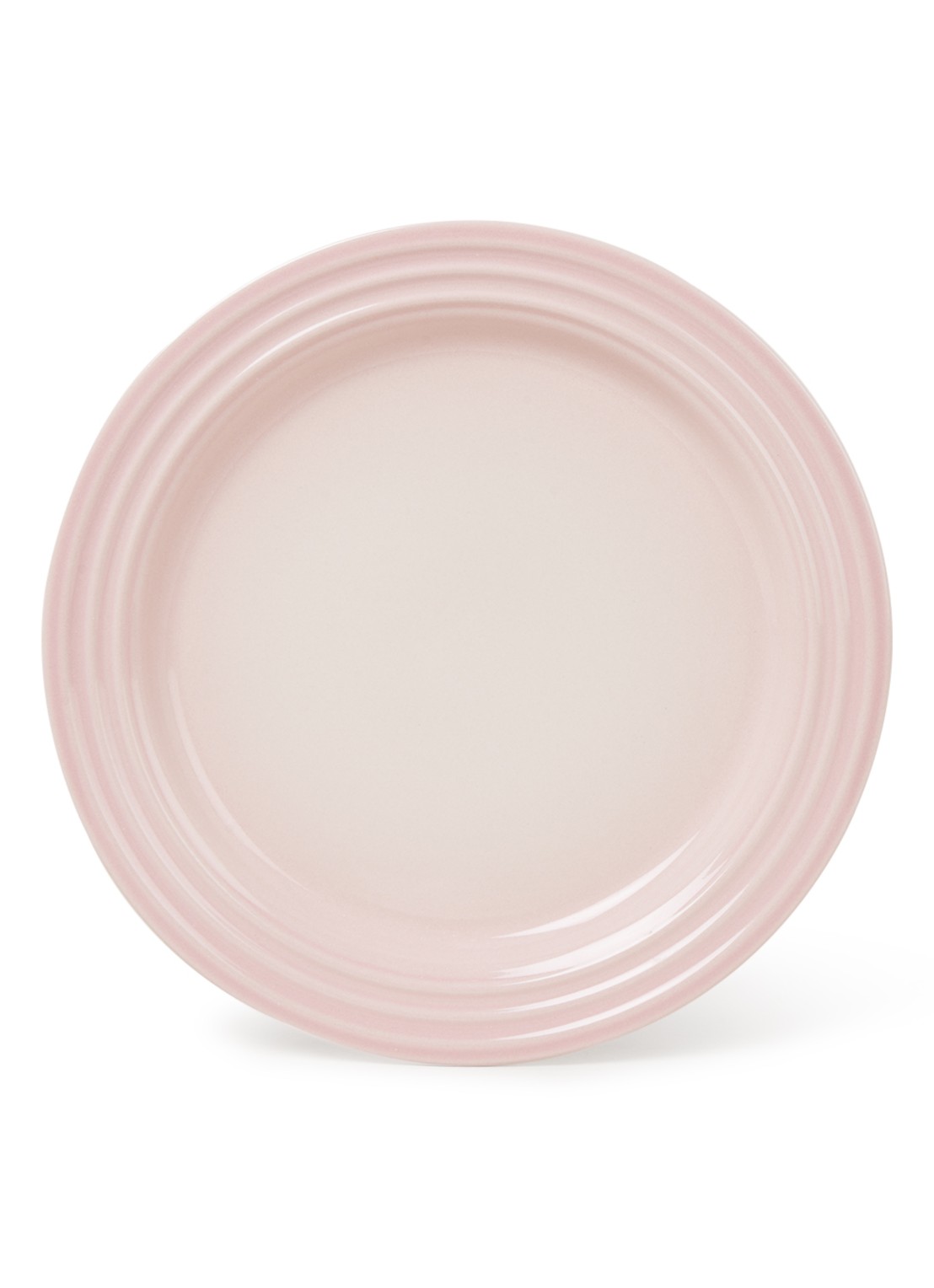 Le Creuset Ontbijtbord 22 cm - voorkant 2 shell pink / roze
