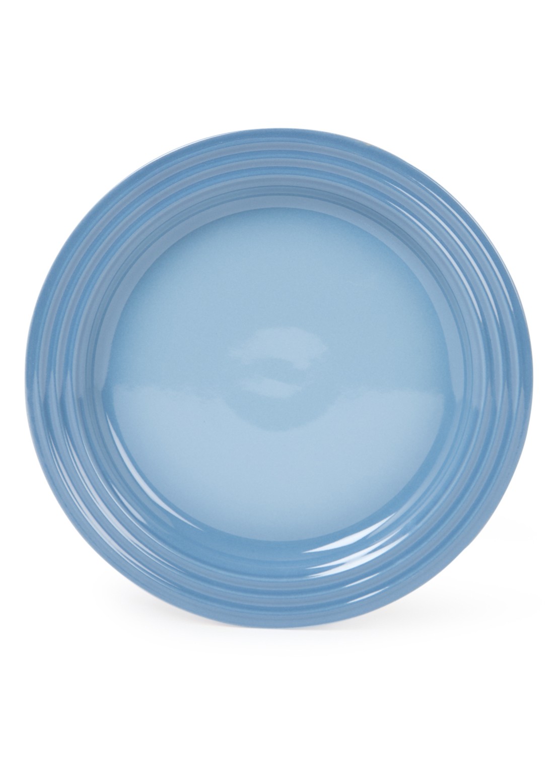 Le Creuset Ontbijtbord 22 cm - voorkant 4 chambray / blauw
