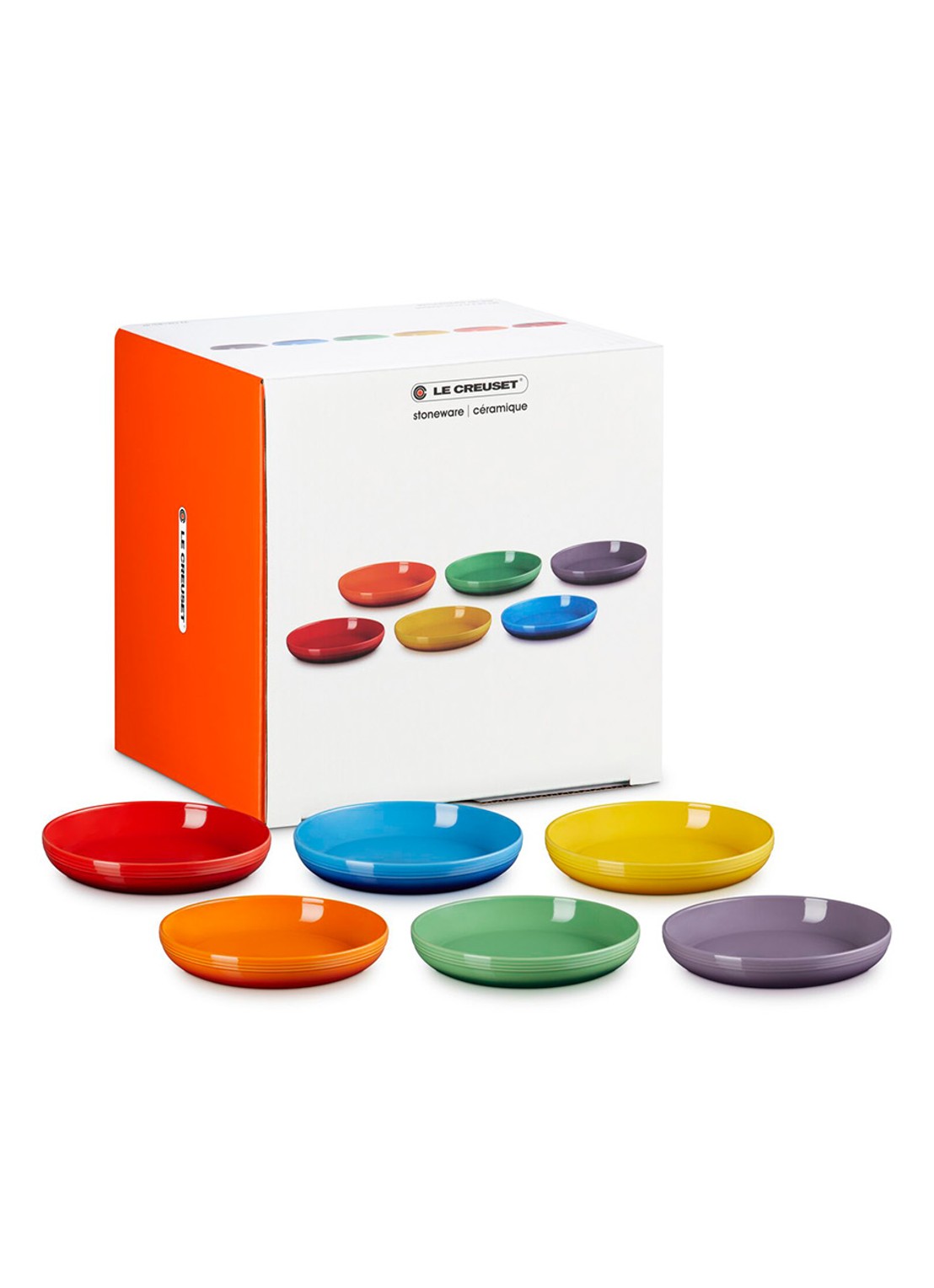 Le Creuset Ovenschaal 19 cm - voorkant multicolor