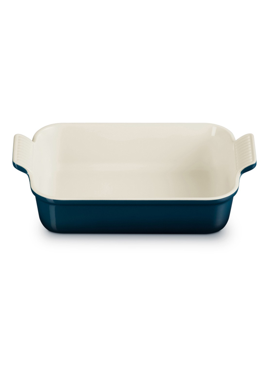 Le Creuset Ovenschaal 20 cm - voorkant 2 donkerblauw