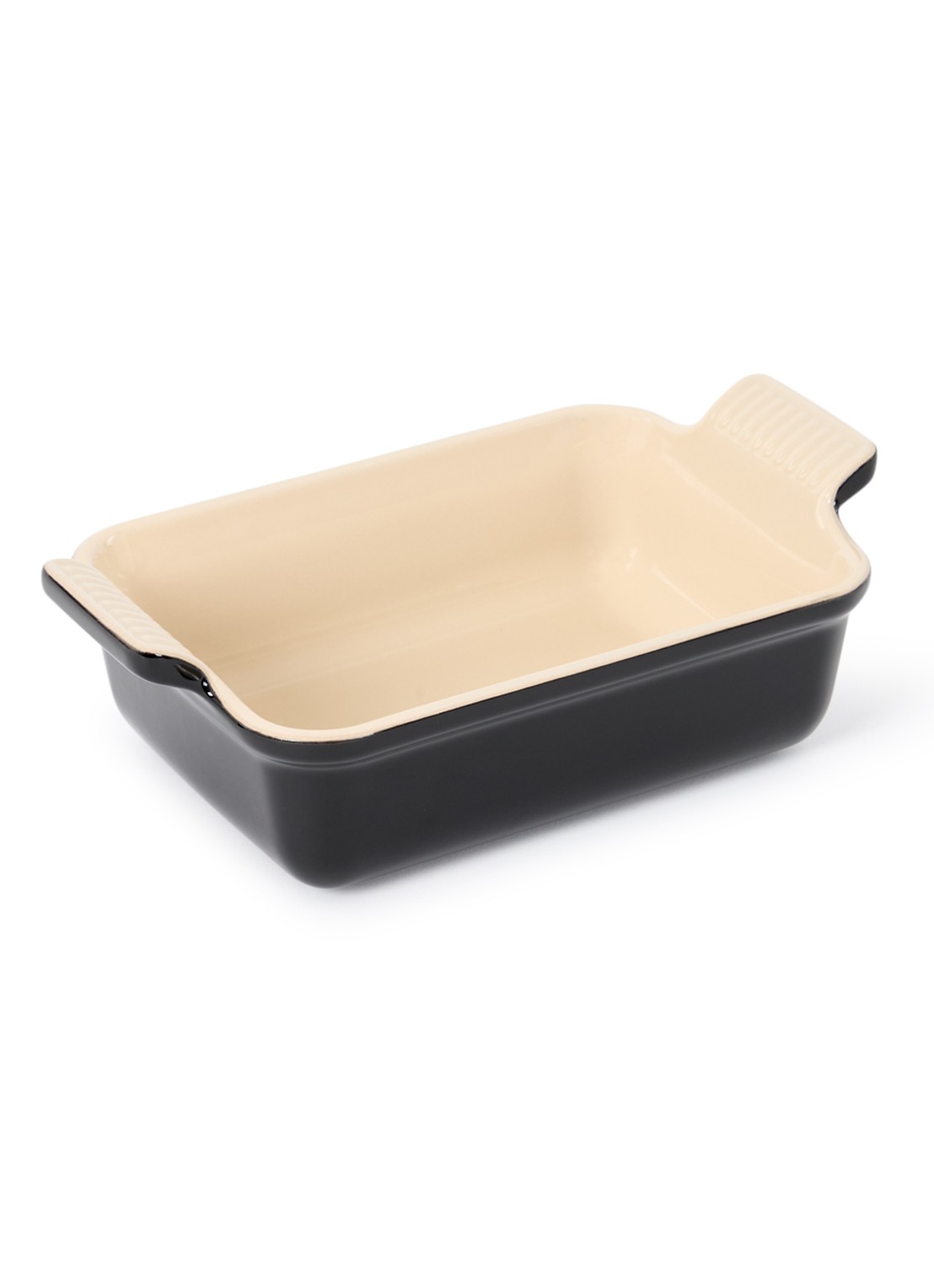 Le Creuset Ovenschaal 25 cm - voorkant ebbenzwart / zwart