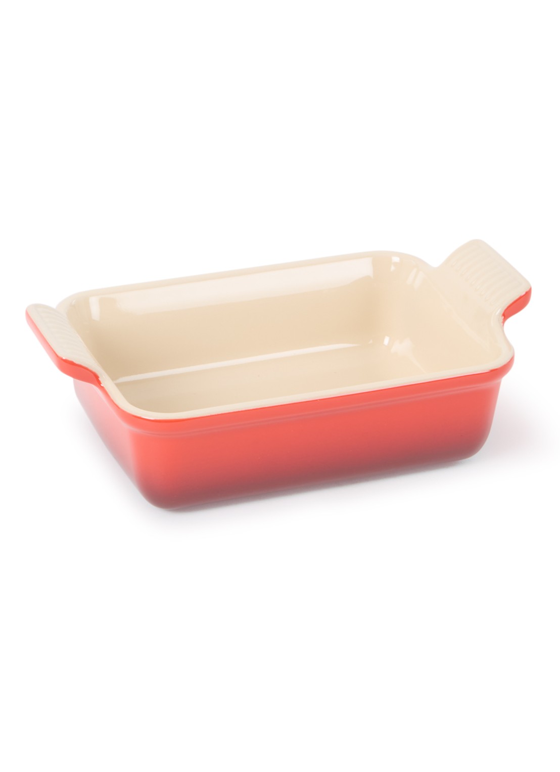 Le Creuset Ovenschaal 25 cm - voorkant kersenrood / rood