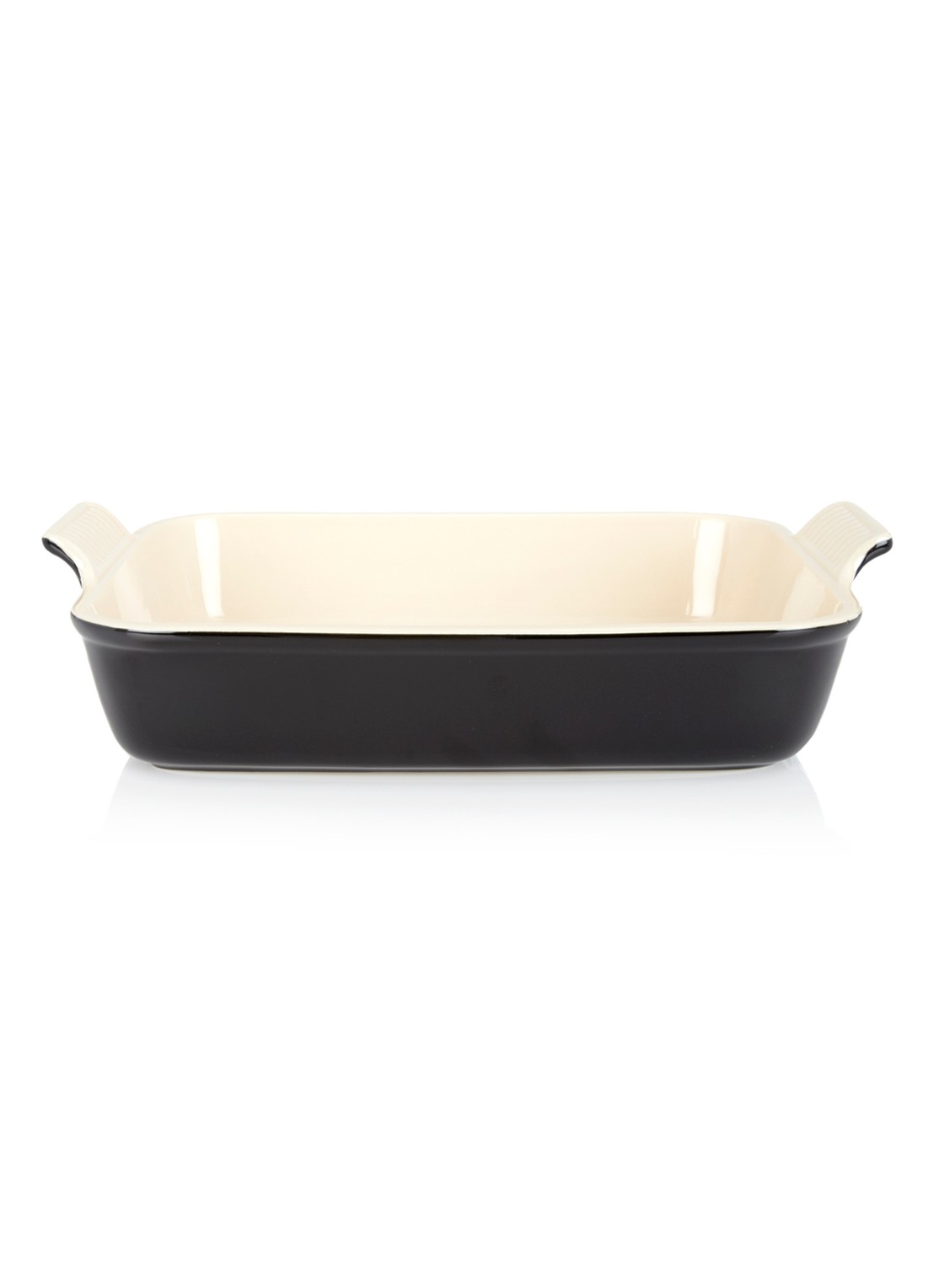 Le Creuset Ovenschaal 26 cm - voorkant ebbenzwart / zwart