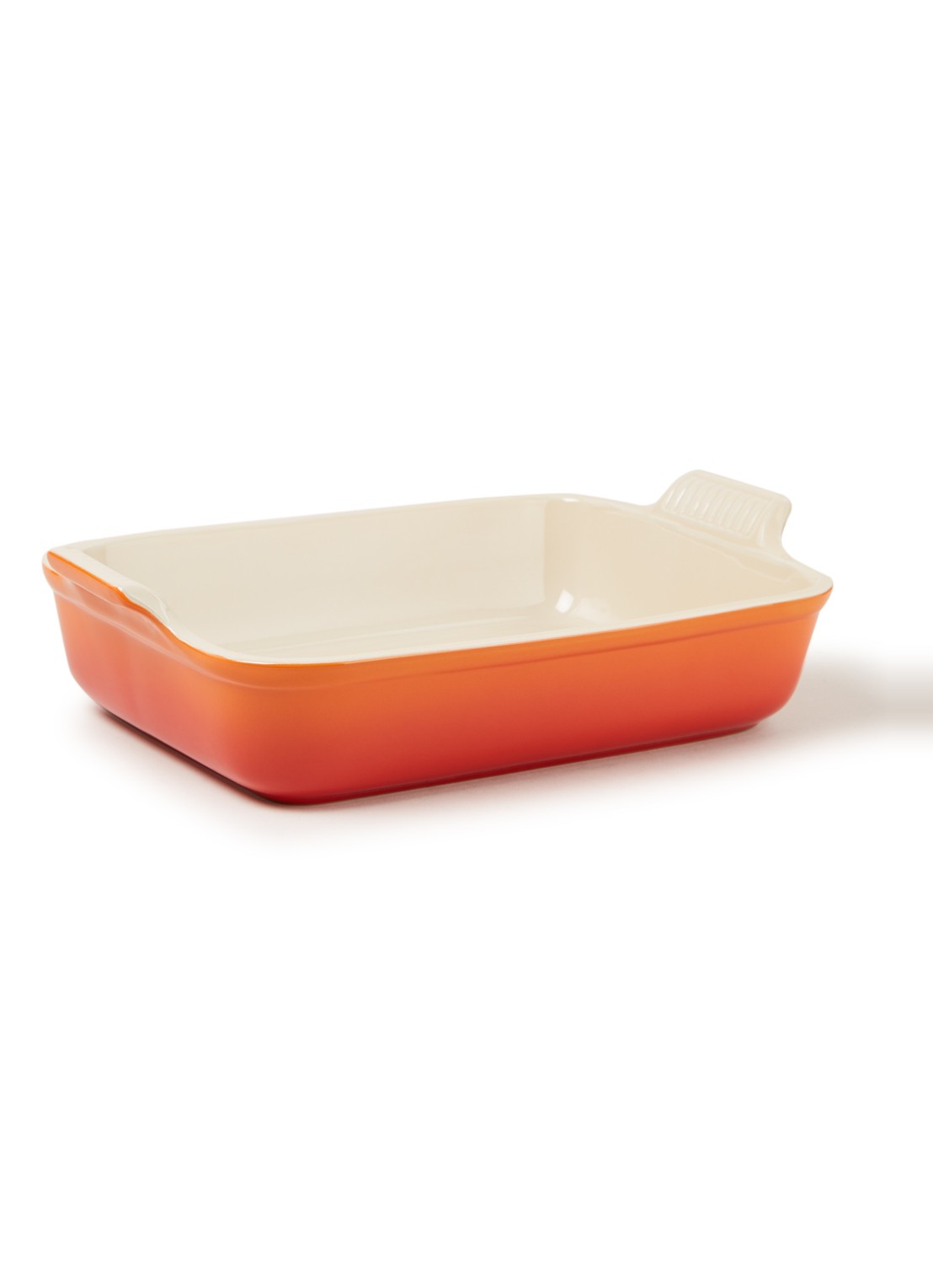 Le Creuset Ovenschaal 32 cm - voorkant 2 oranjerood / oranje