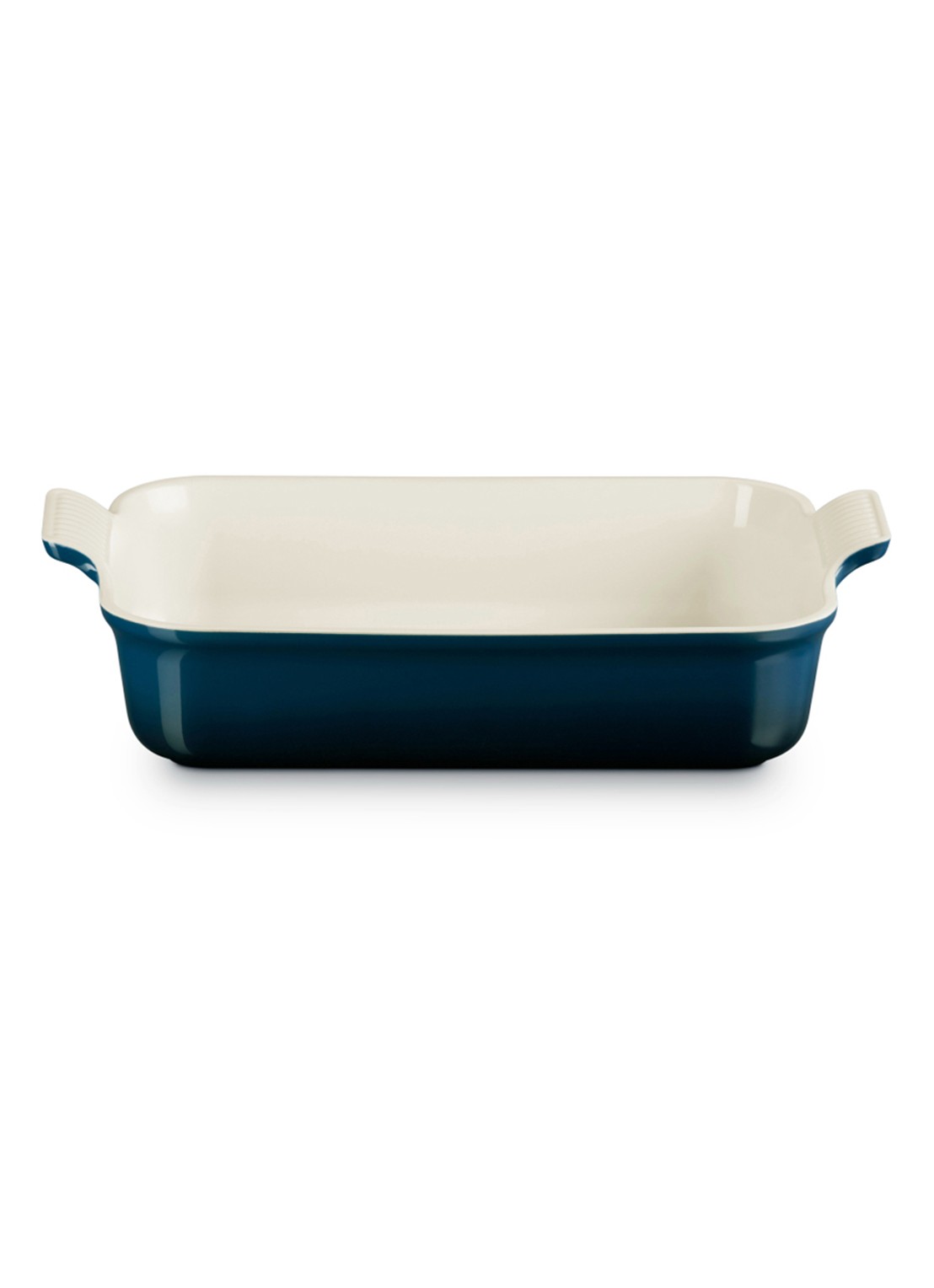 Le Creuset Ovenschaal 38 cm - voorkant 4 donkerblauw
