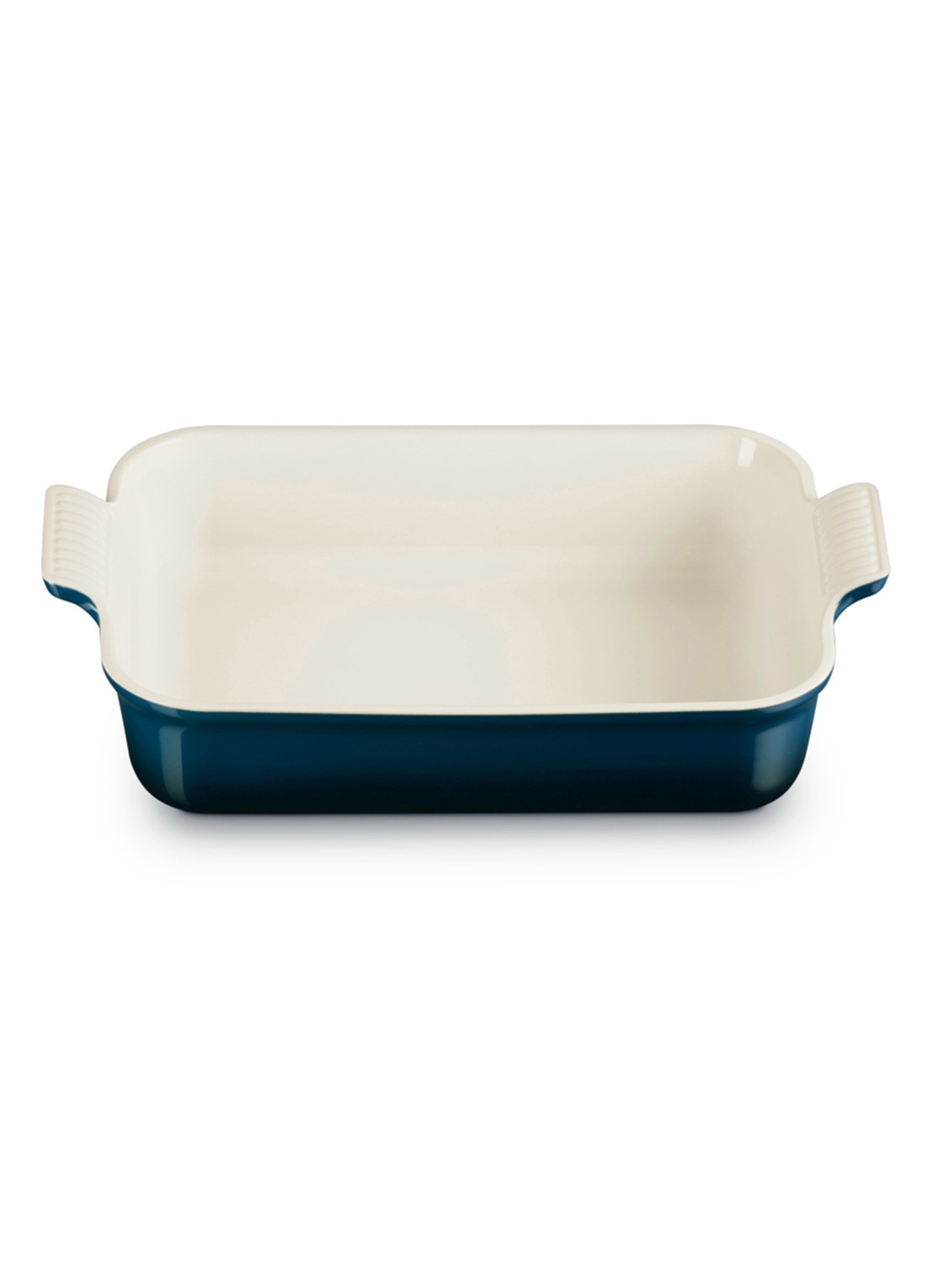 Le Creuset Ovenschaal 38 cm - voorkant 5 donkerblauw
