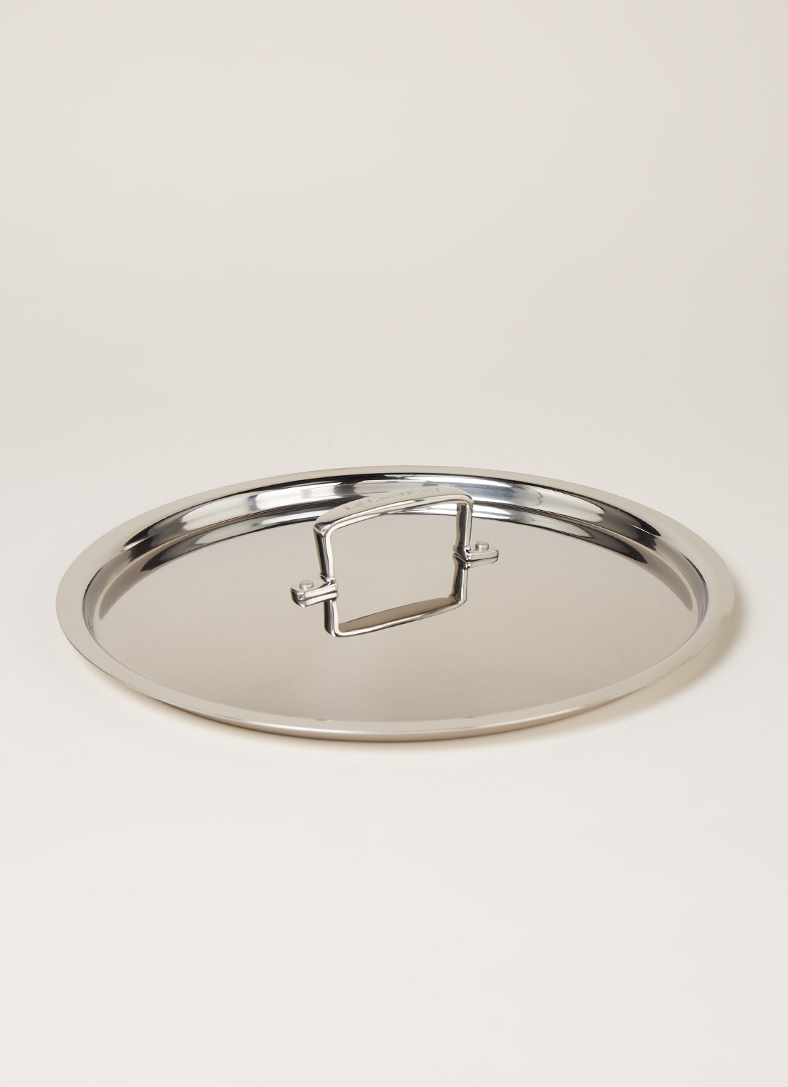 Le Creuset Pannendeksel 28 cm  - voorkant 2 zilver