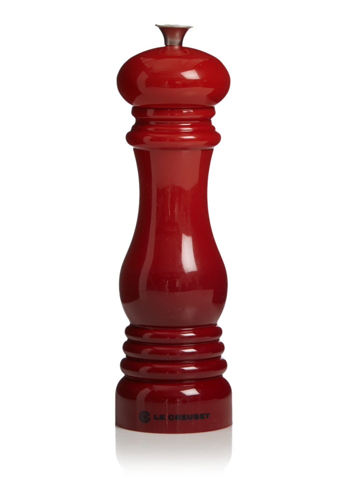 Le Creuset Pepermolen 20 cm - voorkant kersenrood / rood