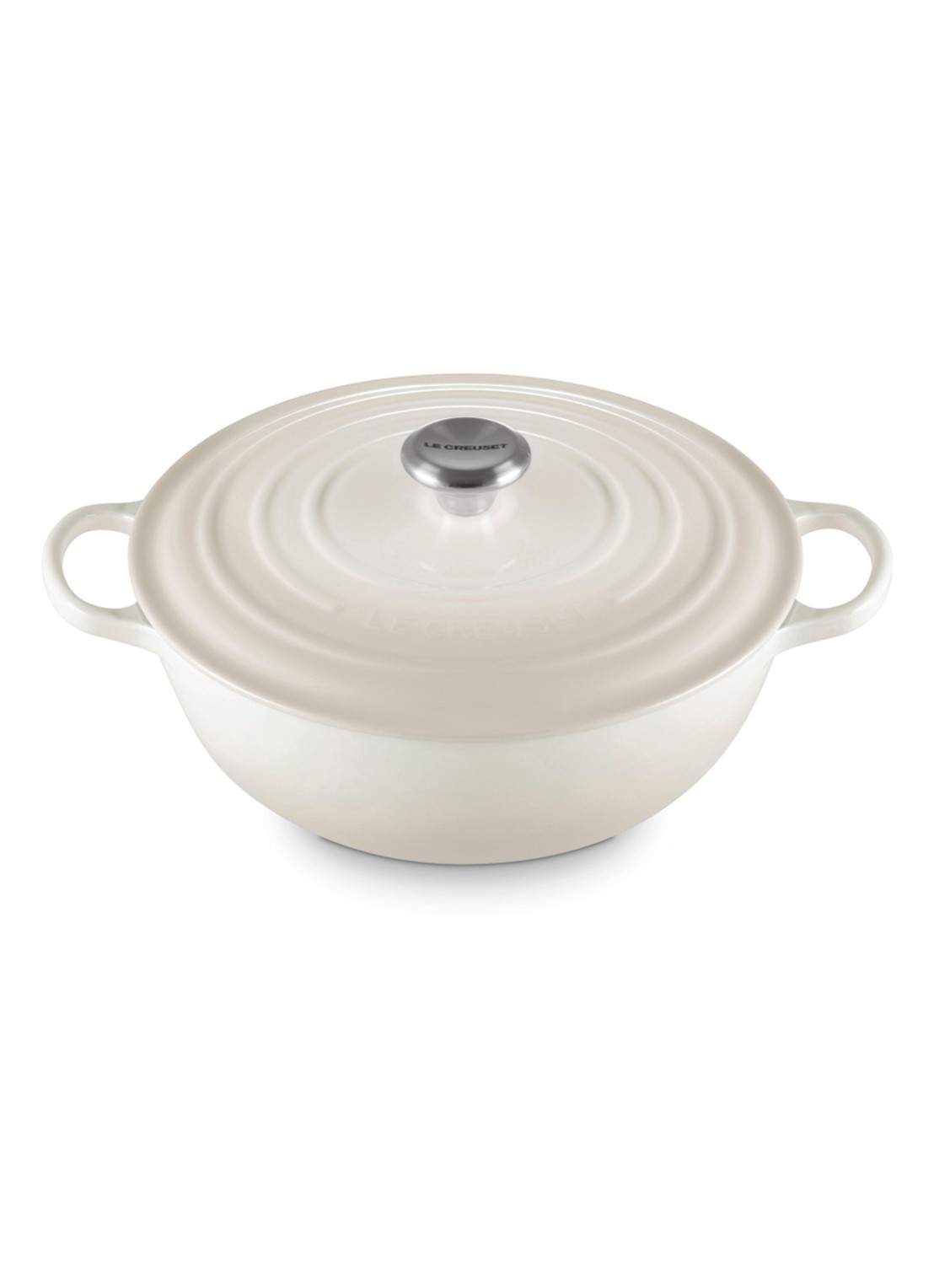 Le Creuset Pepermolen 20 cm - voorkant 4 beige