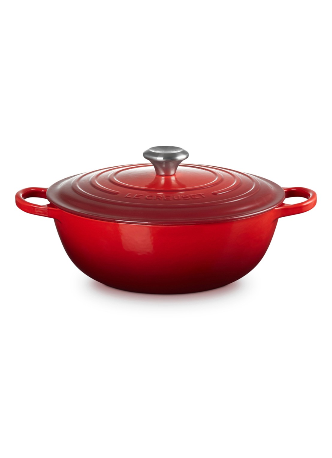 Le Creuset Pepermolen 20 cm - voorkant 2 donkerrood
