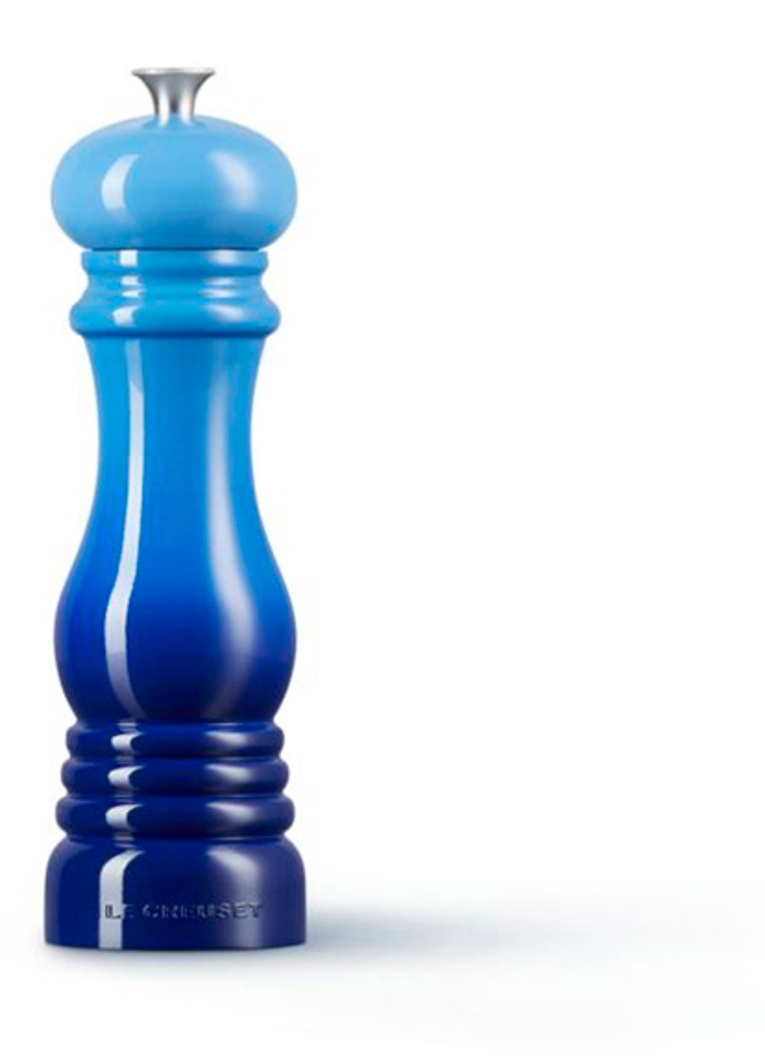 Le Creuset Pepermolen 21 cm - achterkant royalblauw