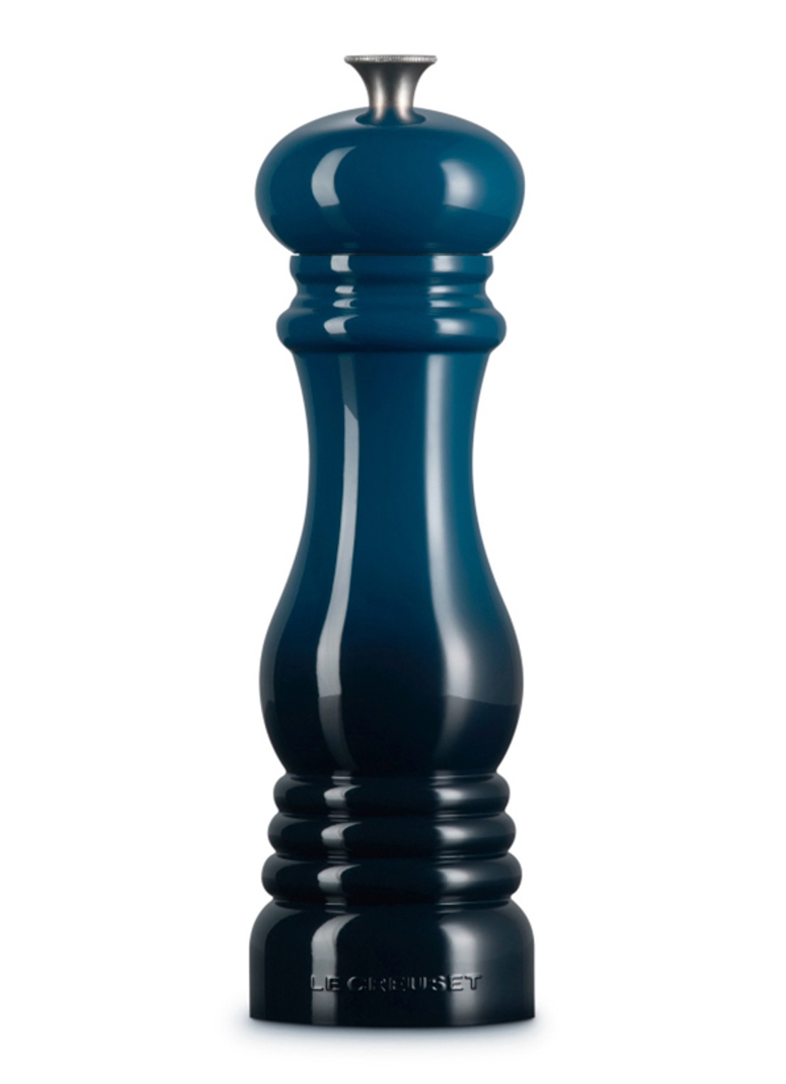 Le Creuset Pepermolen 6 cm - achterkant donkerblauw