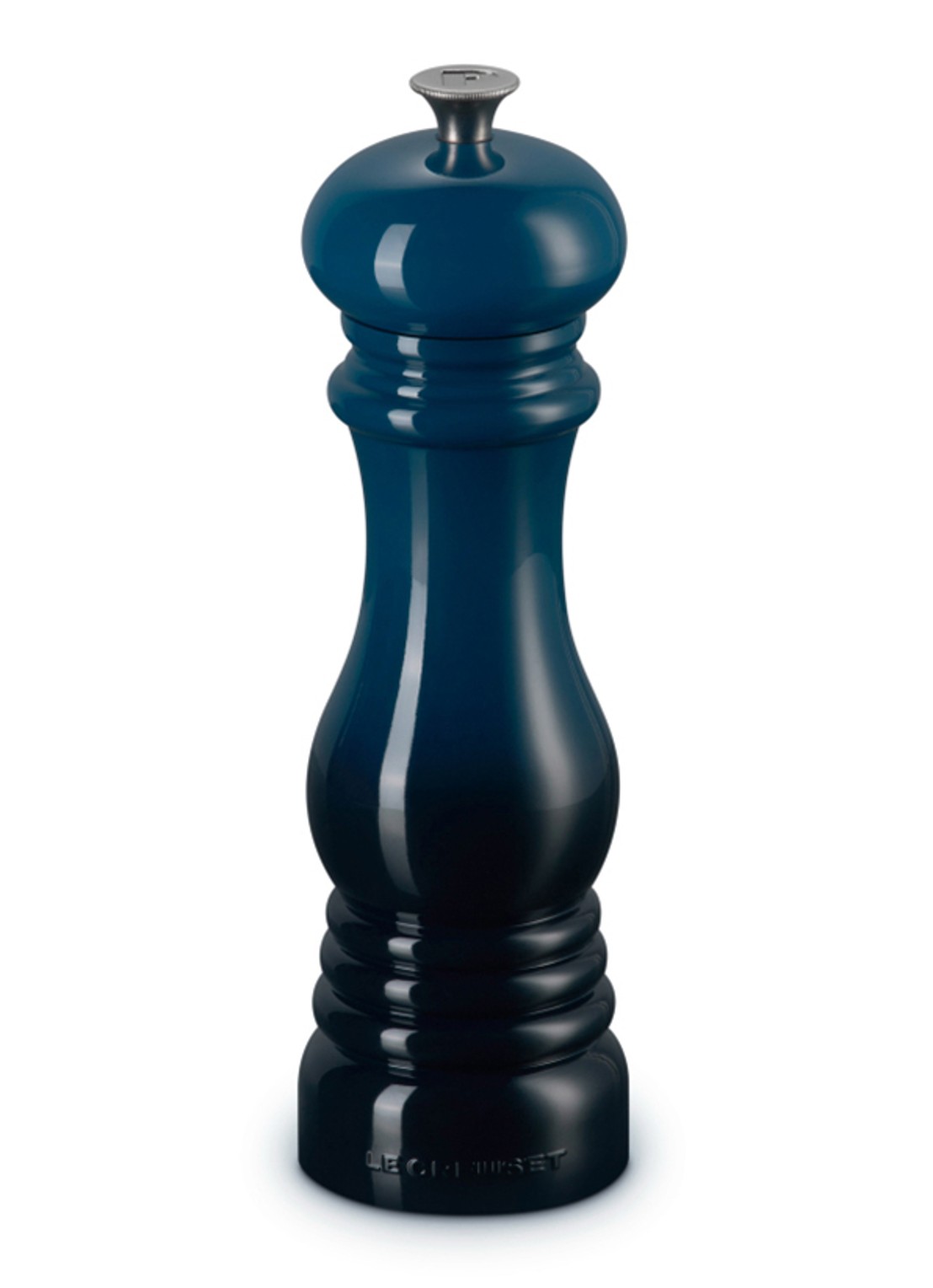 Le Creuset Pepermolen 6 cm - voorkant 2 donkerblauw