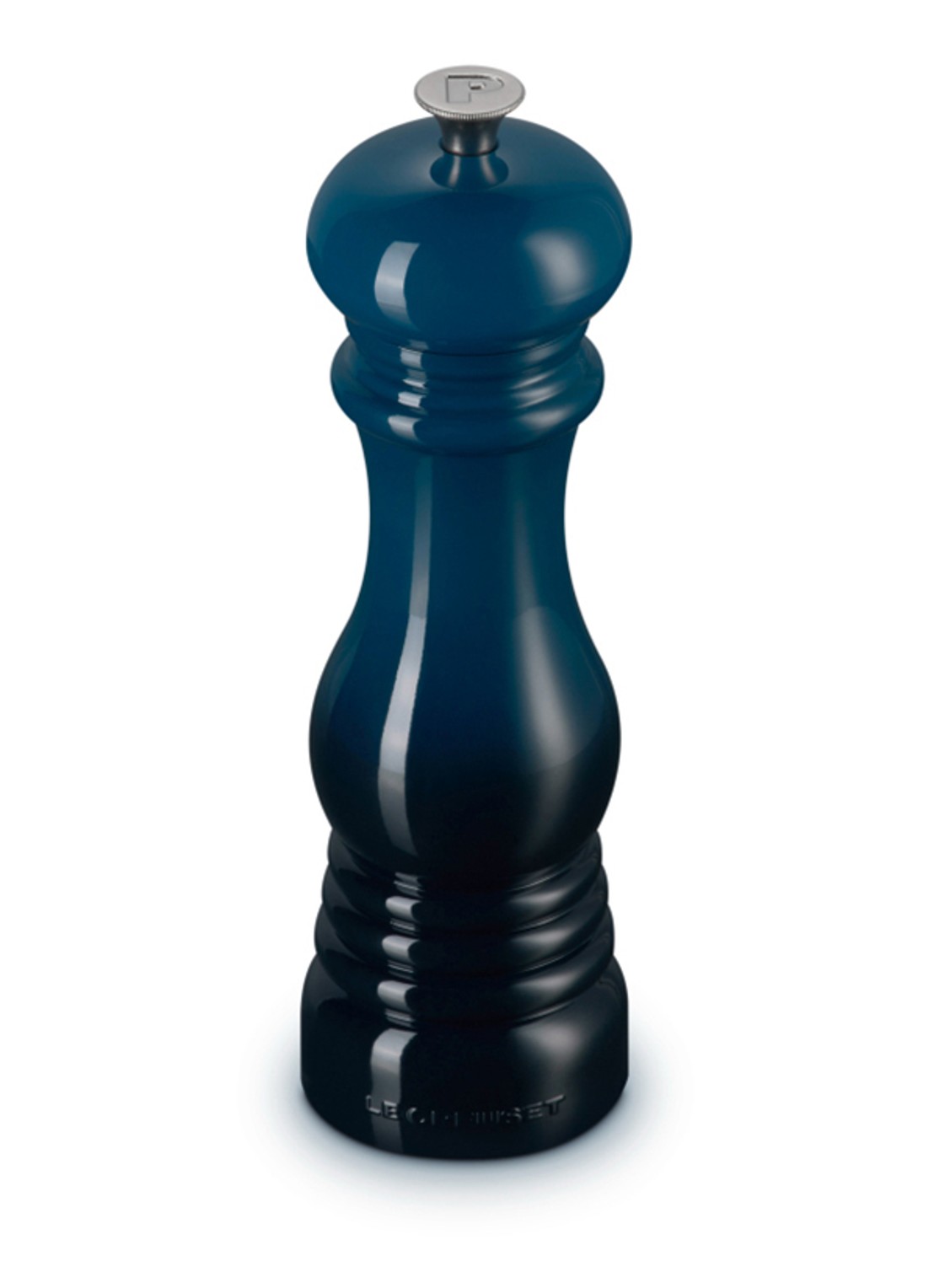 Le Creuset Pepermolen 6 cm - voorkant 3 donkerblauw