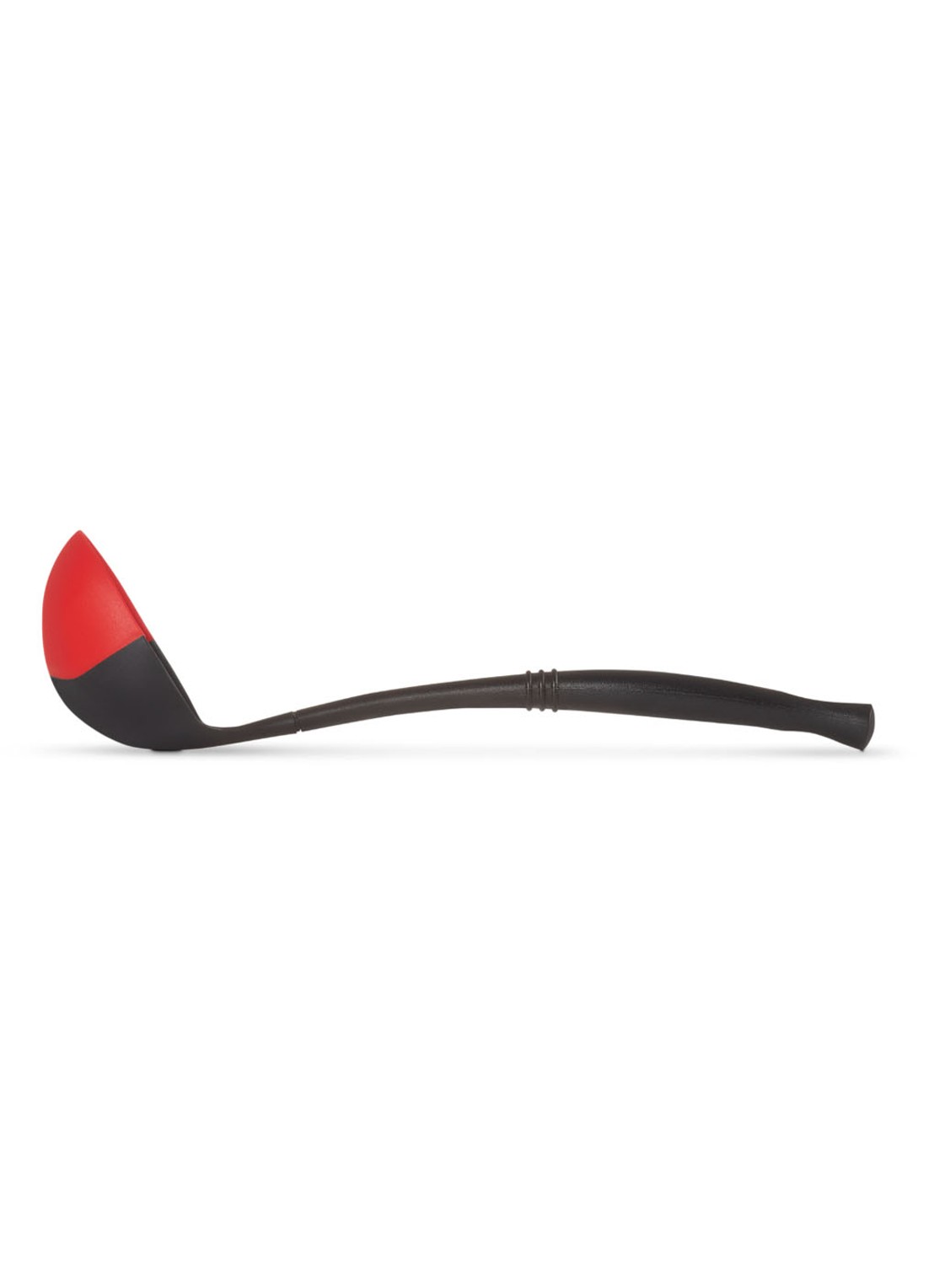 Le Creuset Pollepel 31,5 cm - achterkant 4 kersenrood ebbenzwart / multicolor