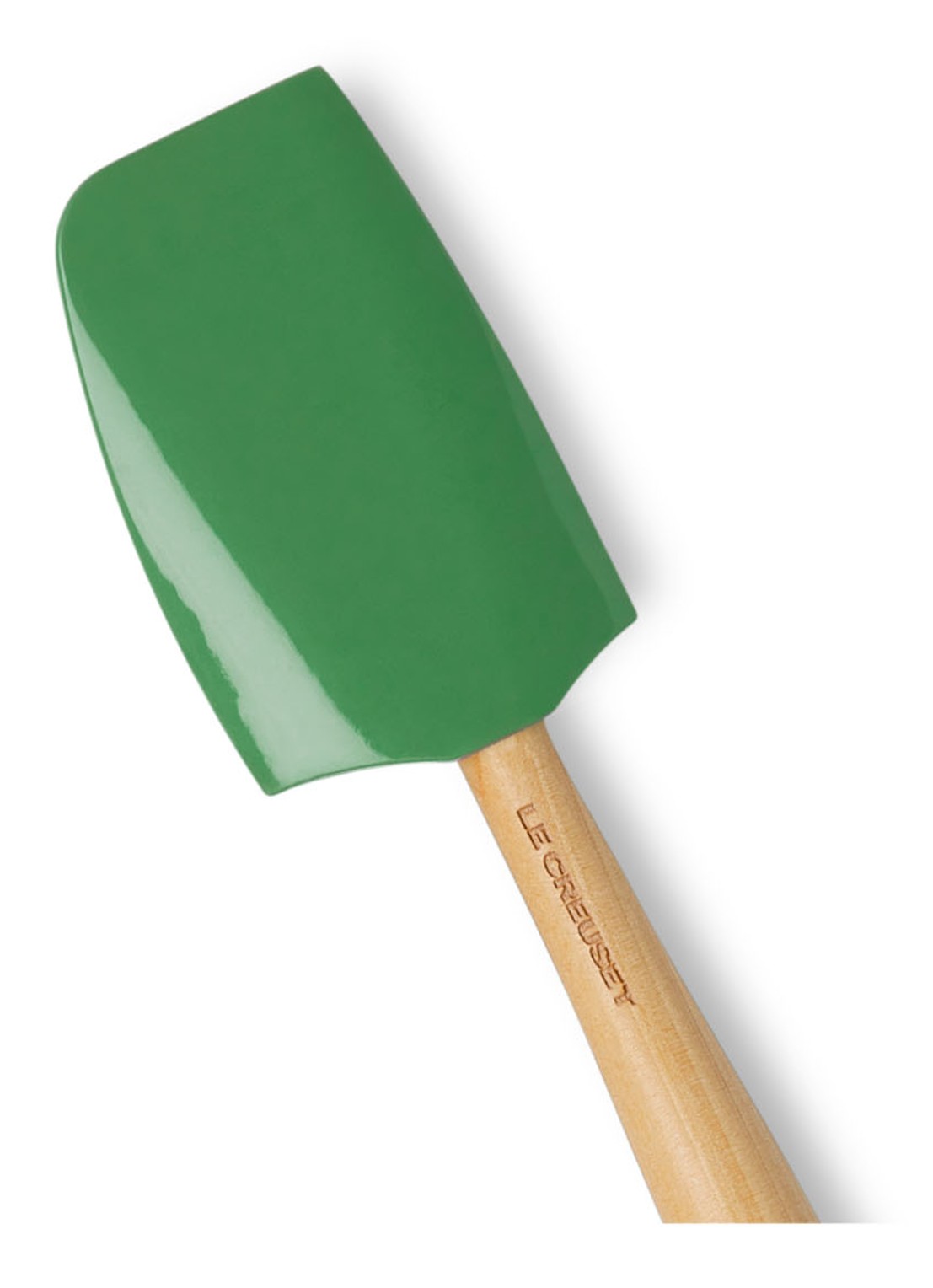 Le Creuset Premium spatel 29,5 cm  - achterkant bamboo / groen