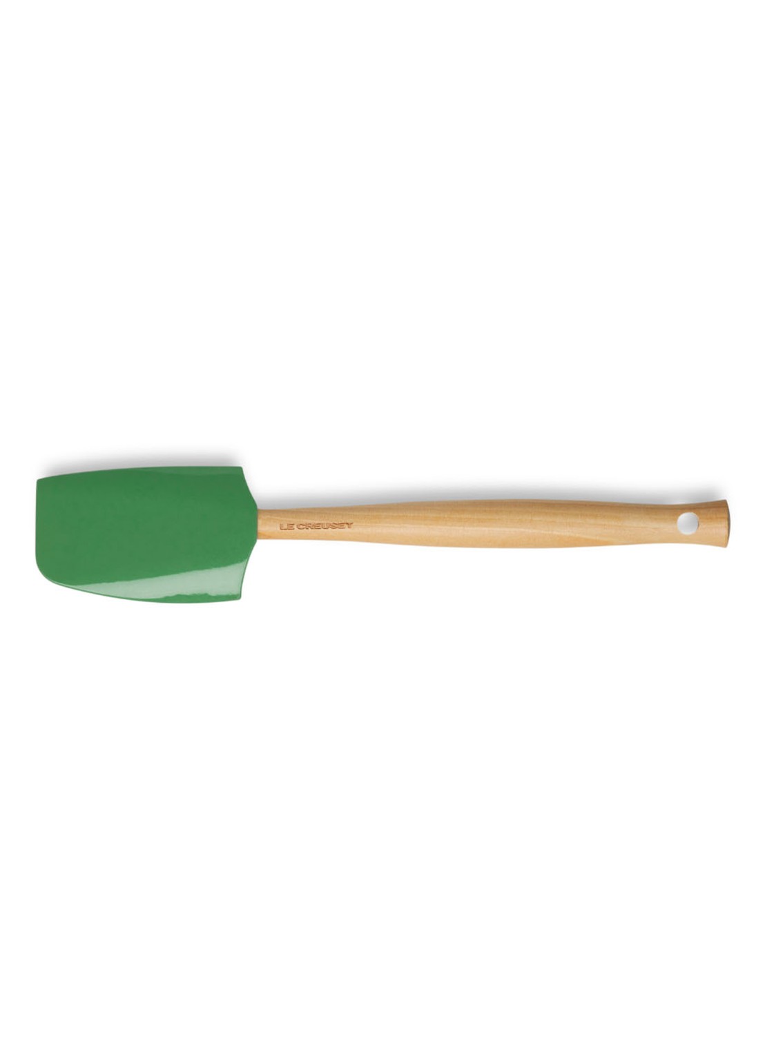 Le Creuset Premium spatel 29,5 cm  - voorkant 2 bamboo / groen