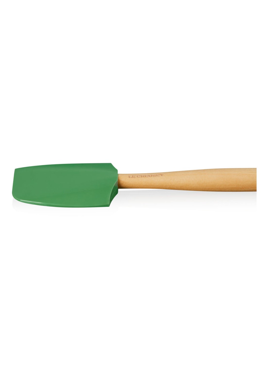 Le Creuset Premium spatel 29,5 cm  - voorkant 3 bamboo / groen