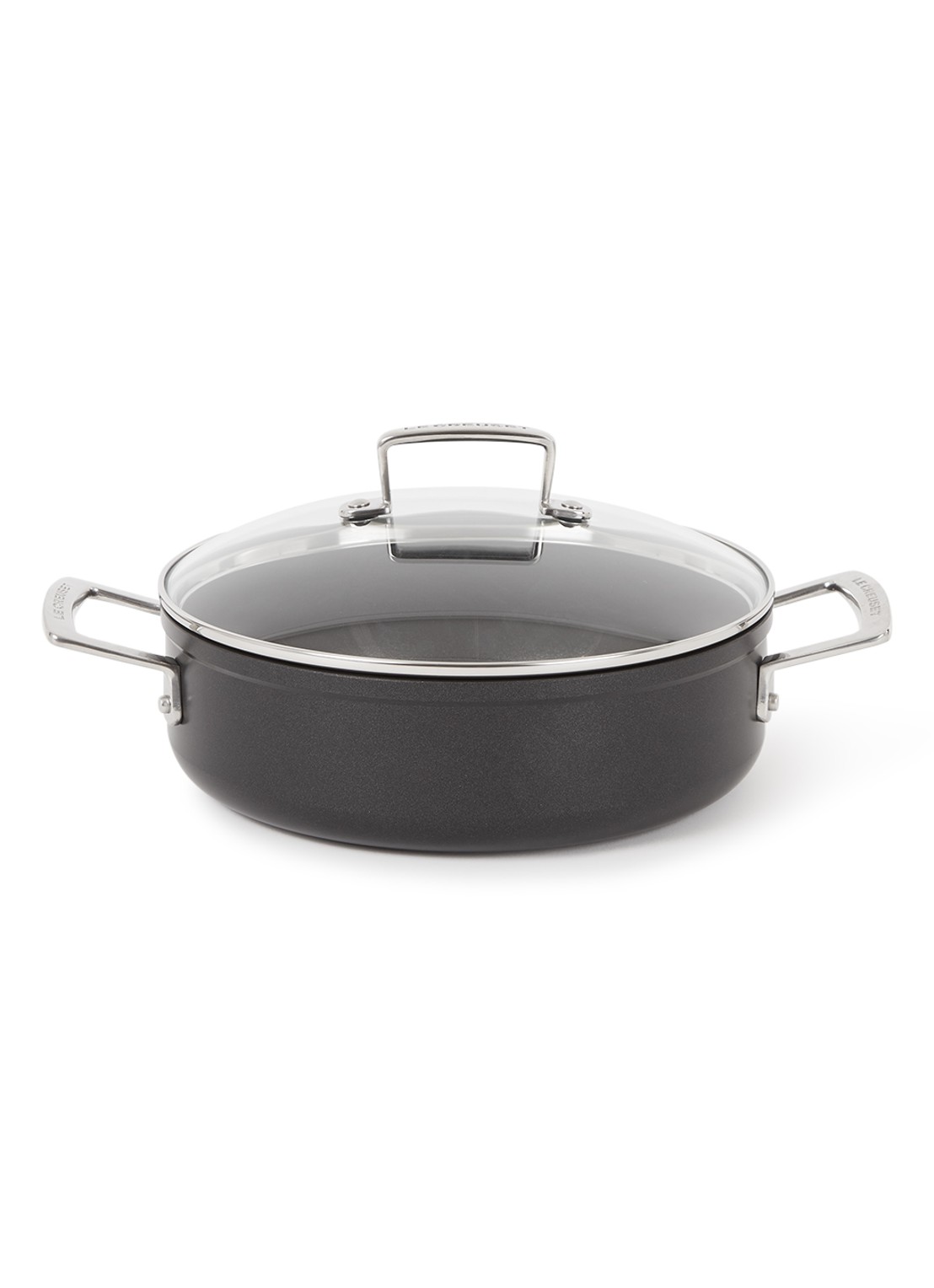 Le Creuset Provençaalse hapjespan Ø24 cm - voorkant zwart