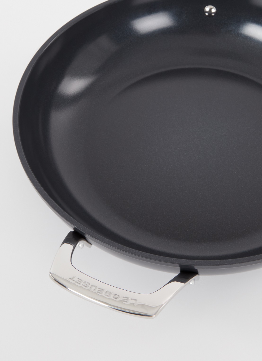 Le Creuset Provençaalse sauteerpan Ø30 cm - detail zwart