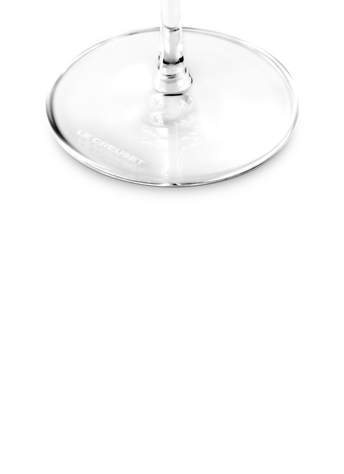 Le Creuset Rode wijnglas set van 4 - achterkant 2 transparant