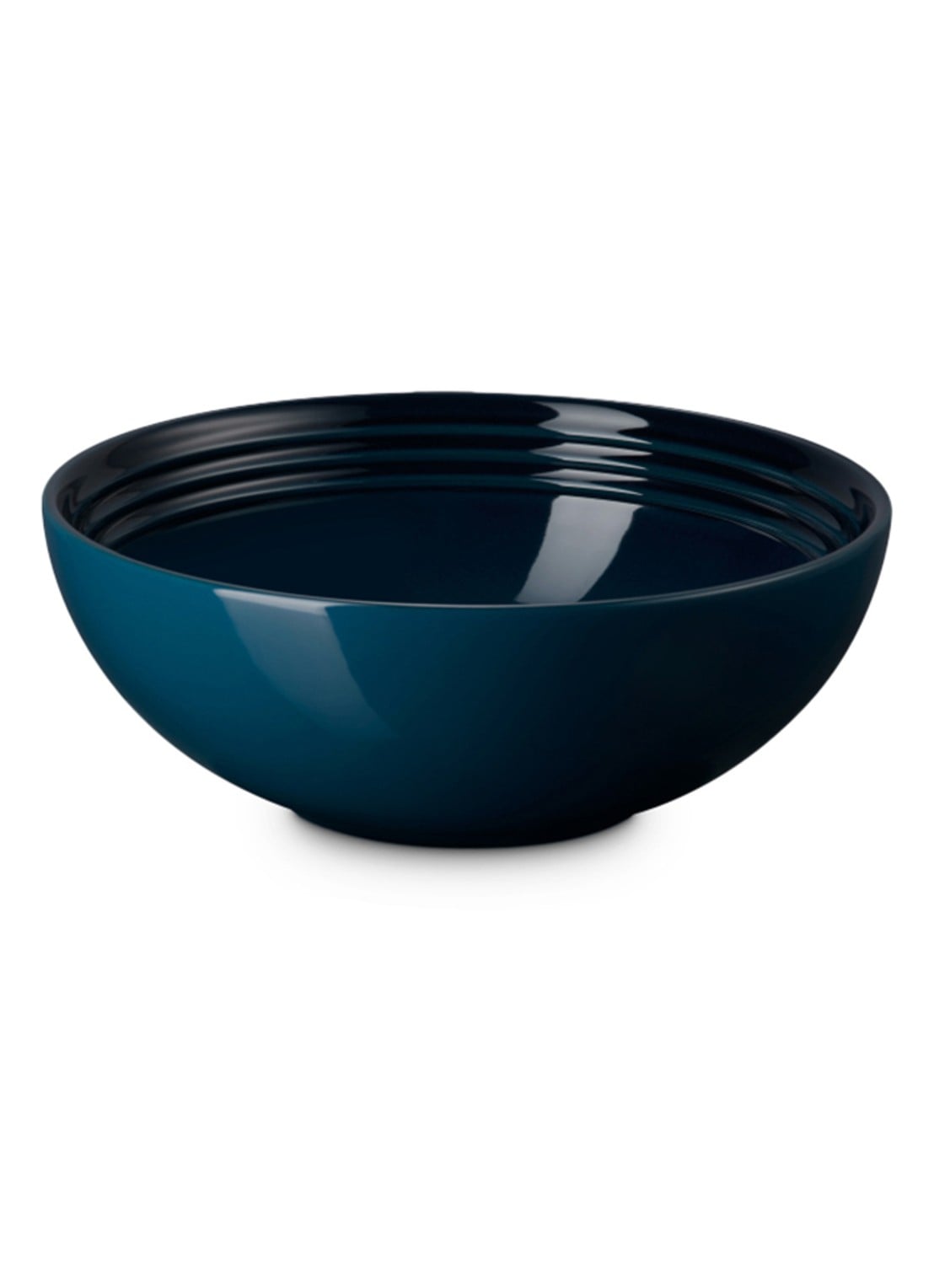 Le Creuset Serveerschaal Ø24 cm - voorkant 3 donkerblauw