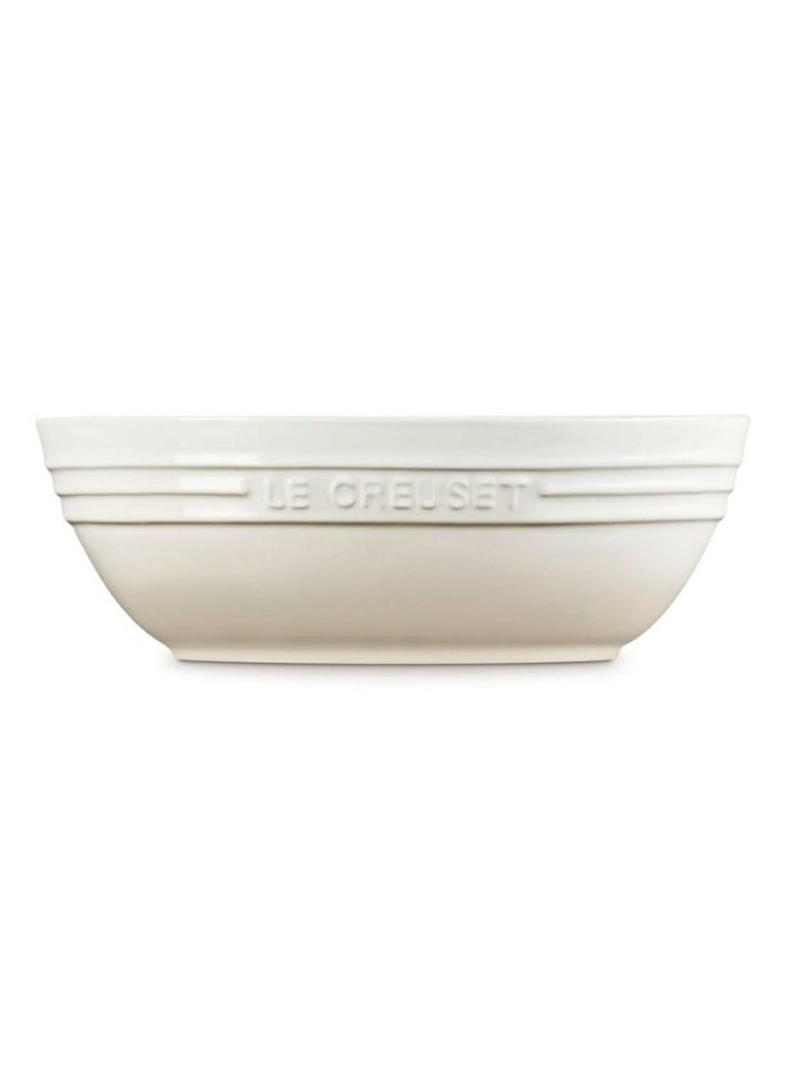 Le Creuset Serveerschaal 29 cm - achterkant 3 gebroken wit