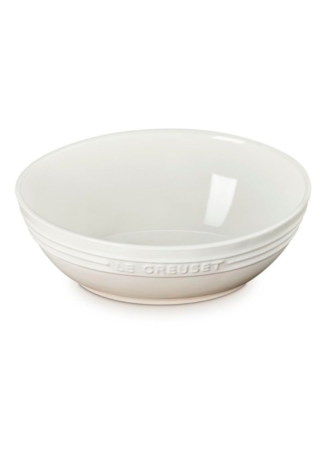Le Creuset Serveerschaal 29 cm - voorkant 2 gebroken wit