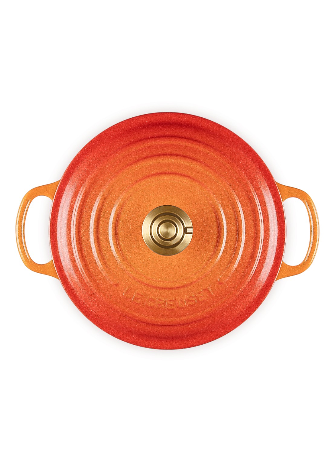 Le Creuset Signature braad-/stoofpan Ø20 cm - detail 2 flamme dorée / oranje
