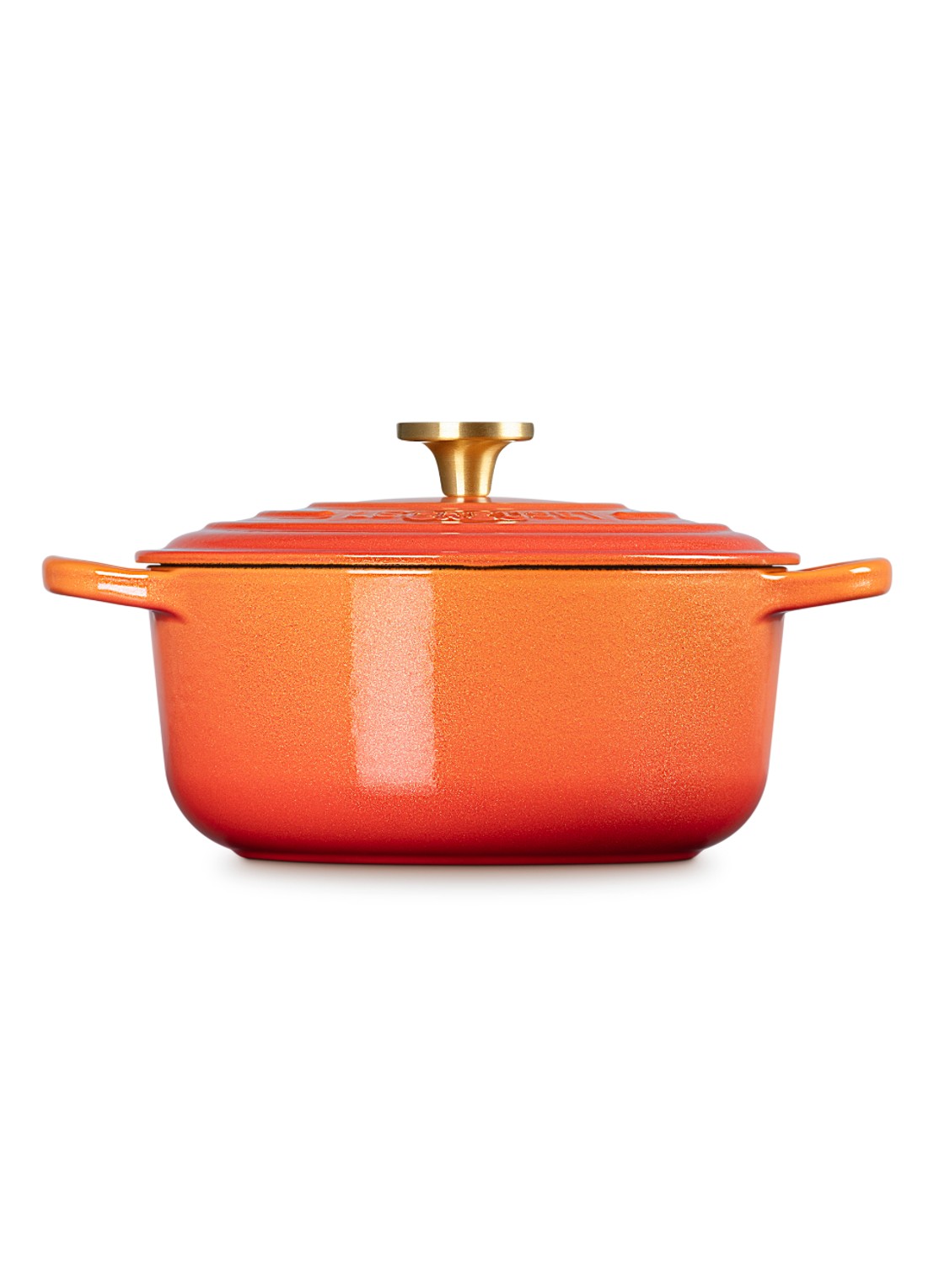 Le Creuset Signature braad-/stoofpan Ø20 cm - detail 5 flamme dorée / oranje