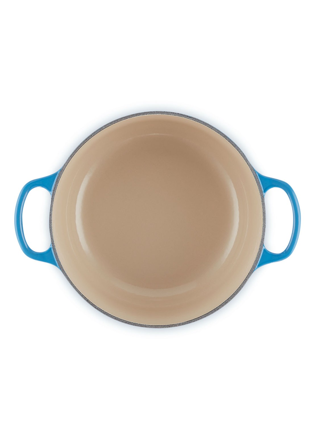Le Creuset Signature braad-/stoofpan Ø20 cm - detail 2 azure / blauw