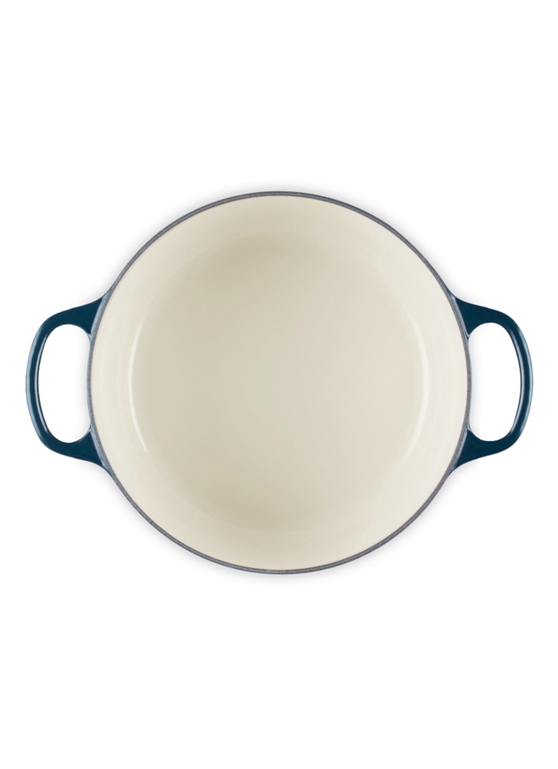 Le Creuset Signature braad-/stoofpan Ø24 cm - detail 2 donkerblauw