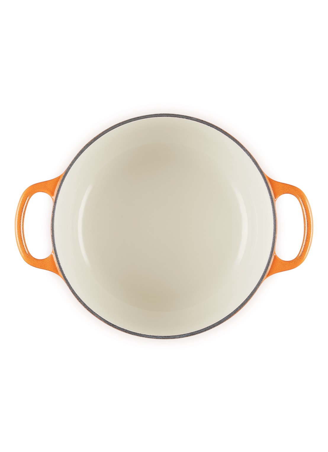 Le Creuset Signature braad-/stoofpan Ø24 cm - detail 5 flamme dorée / oranje