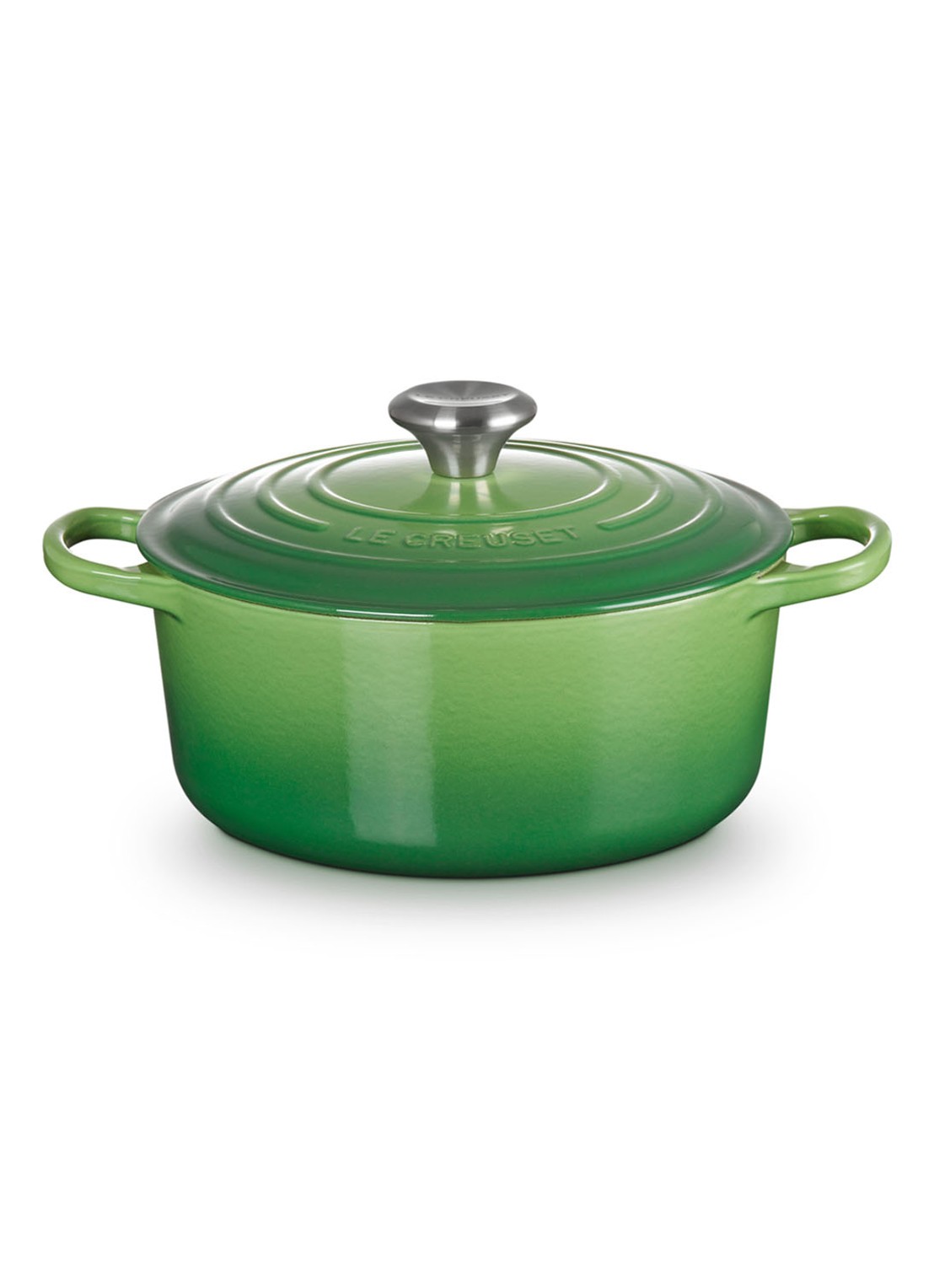 Le Creuset Signature braadpan Ø20 cm - detail 3 bamboo / groen