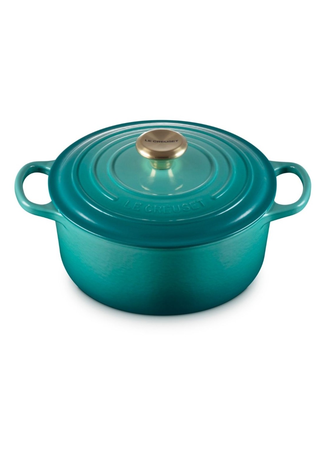 Le Creuset Signature braadpan 20 cm - detail 4 blauw