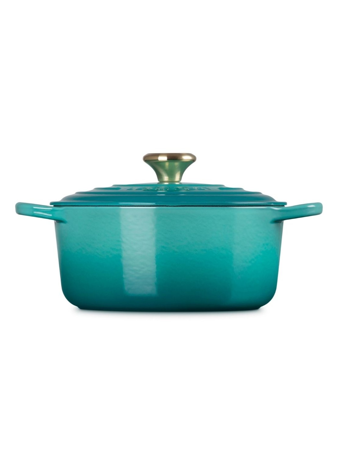 Le Creuset Signature braadpan 20 cm - voorkant 5 blauw